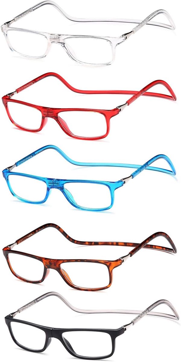 NV2904 NV2904 2 Pack Magnifying Glasses Magnetic Adjustable Length Reading Glasses for Men Women NV2904 - ShopVlot