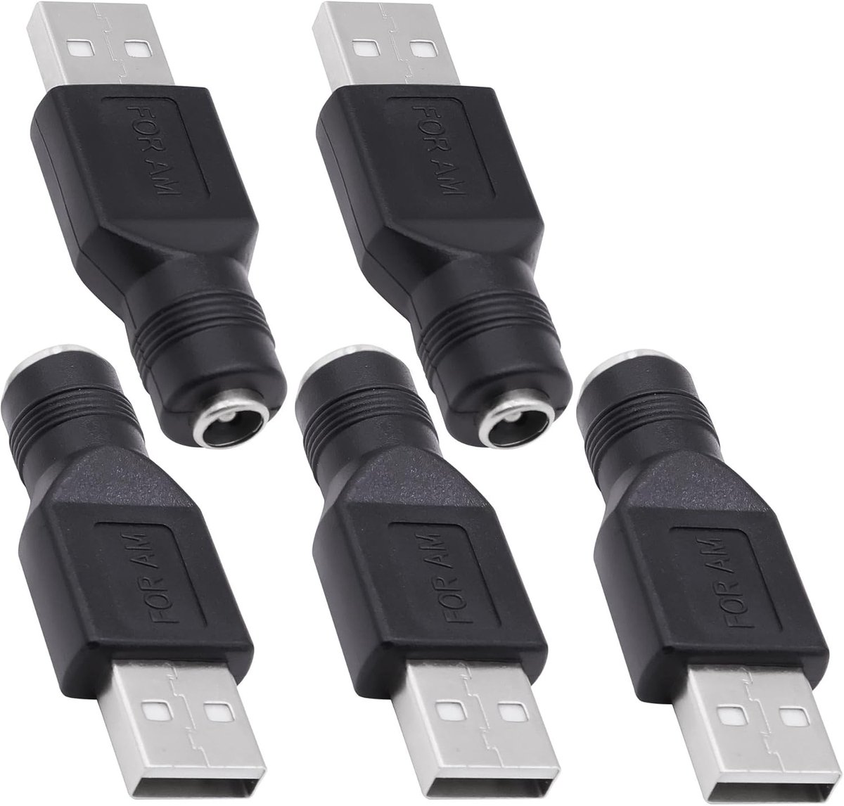 USB A to DC5521 Power Adapter DC 5.5mm x 2.1mm Female to USB Type A Male Power Converter Connector Charger Adapter for - ShopVlot