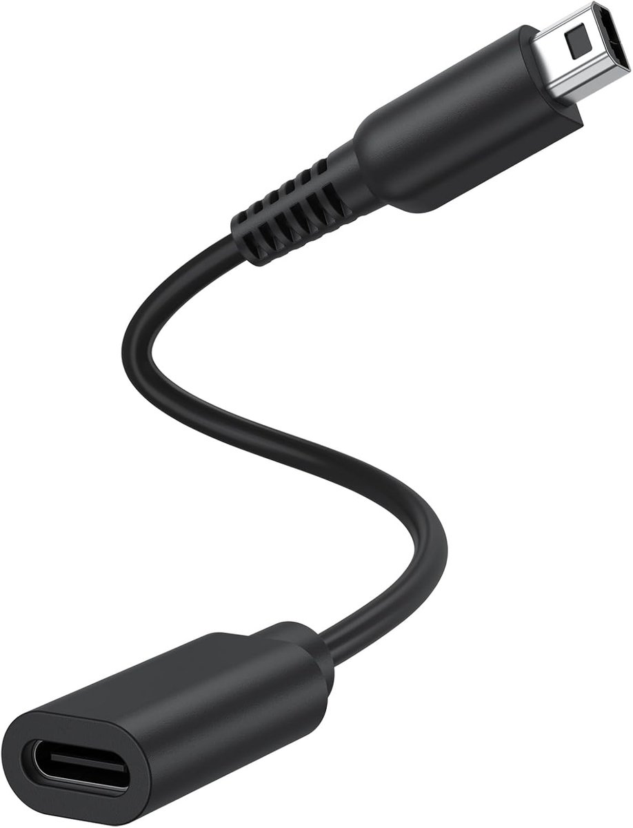 Tobfit Type C-aansluiting naar oplaadkabel, adapterkabel voor Nintendo 3DS/3DS XL/2DS/2DS XL/DSi/DSi XL/New 3DS - ShopVlot