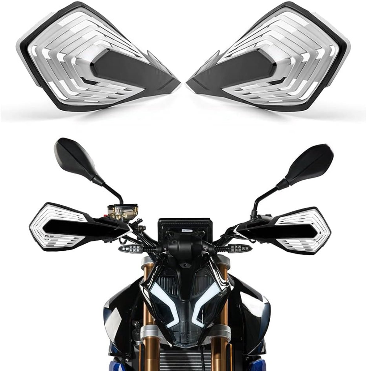 Motorcycle Hand Guard 22mm (7/8") for Motocross Scooter, Handlebar Handlebar, Hand Protection, Protection Equipment - ShopVlot