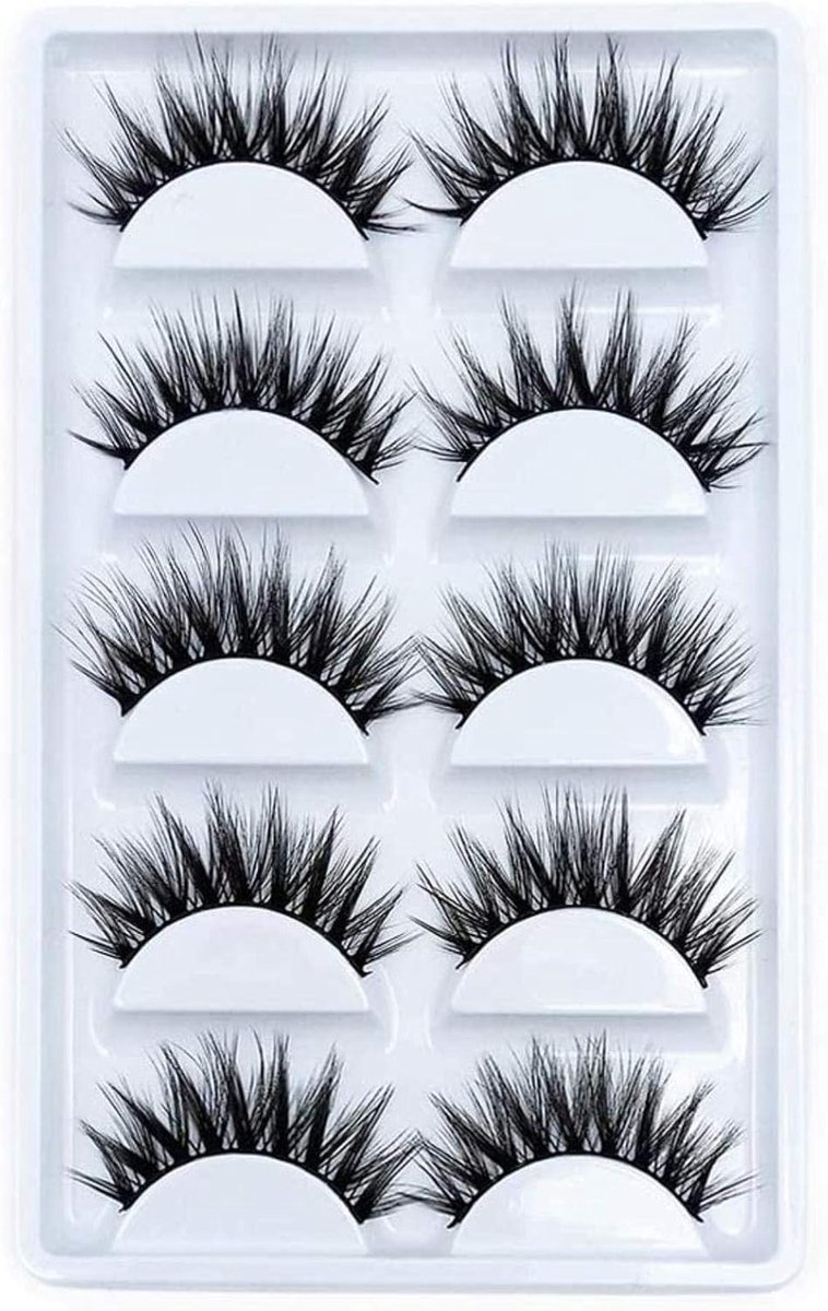 Valse Wimpers 15 mm - 3D Dramatisch Dikke Cluster Wimpers - Zacht en Natuurlijk - Voor een Oogverblindende Look - ShopVlot