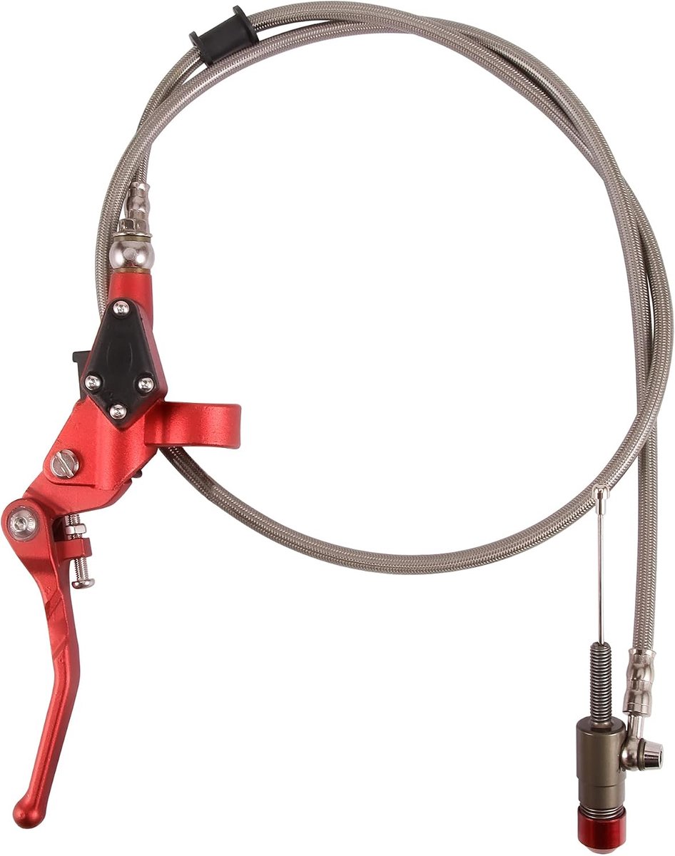 GOOFIT 1200mm Hydraulic Clutch Lever Master Cylinder Fluid Reservoir Replacement For 125cc - ShopVlot