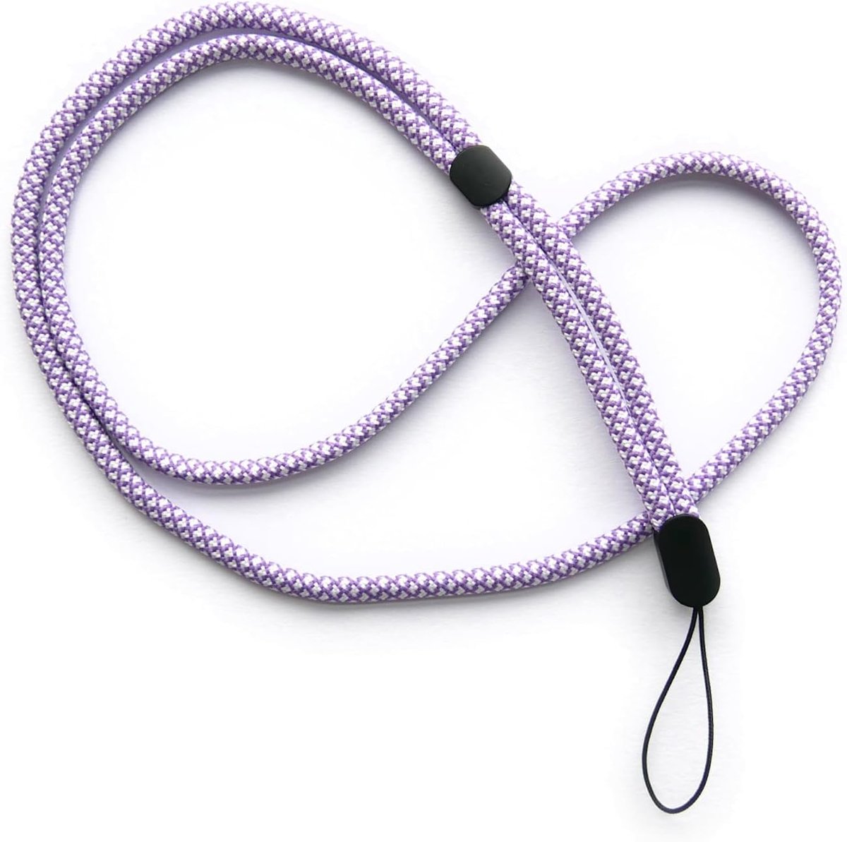 trage.band® long adjustable carrying strap/hanging strap, white-purple - ShopVlot