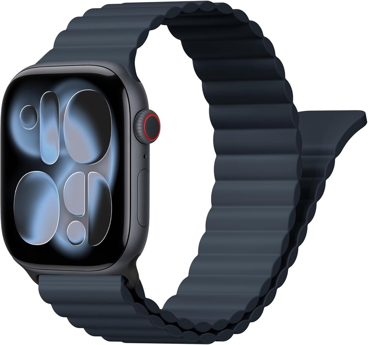 Magnetische armband compatibel met Apple Watch armbanden 40 mm, 38 mm, 41 mm, 42 mm, 44 mm, 45 mm, 46 mm, dames en - ShopVlot