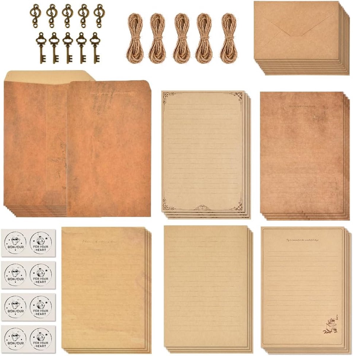 Vintage Vintage Envelope Set - ShopVlot
