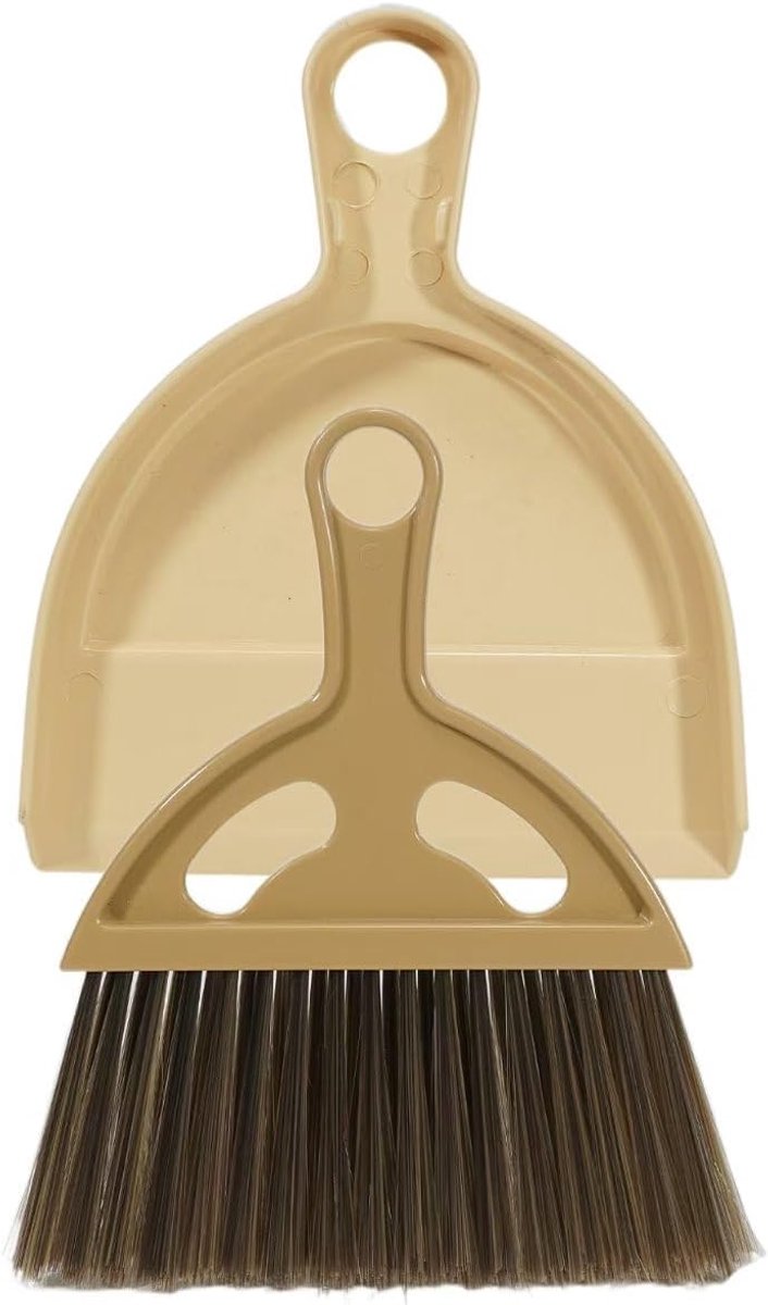 Portable Cleaning Brush, Small Broom and Portable Vacuum Cleaner Set for Table, Kitchen, Room and Office,Mini Dustpan - ShopVlot