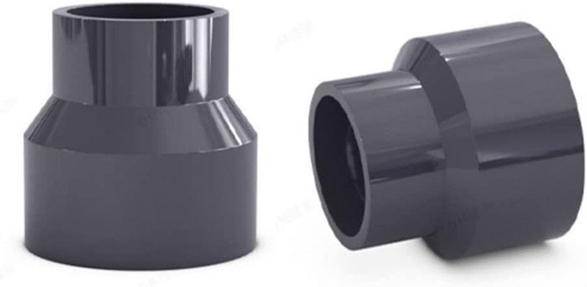 PVC Verloop Koppeling - Buis Adapter - Leidingen Verbinding - Industriële Kwaliteit - 40x25mm - Donkergrijs
