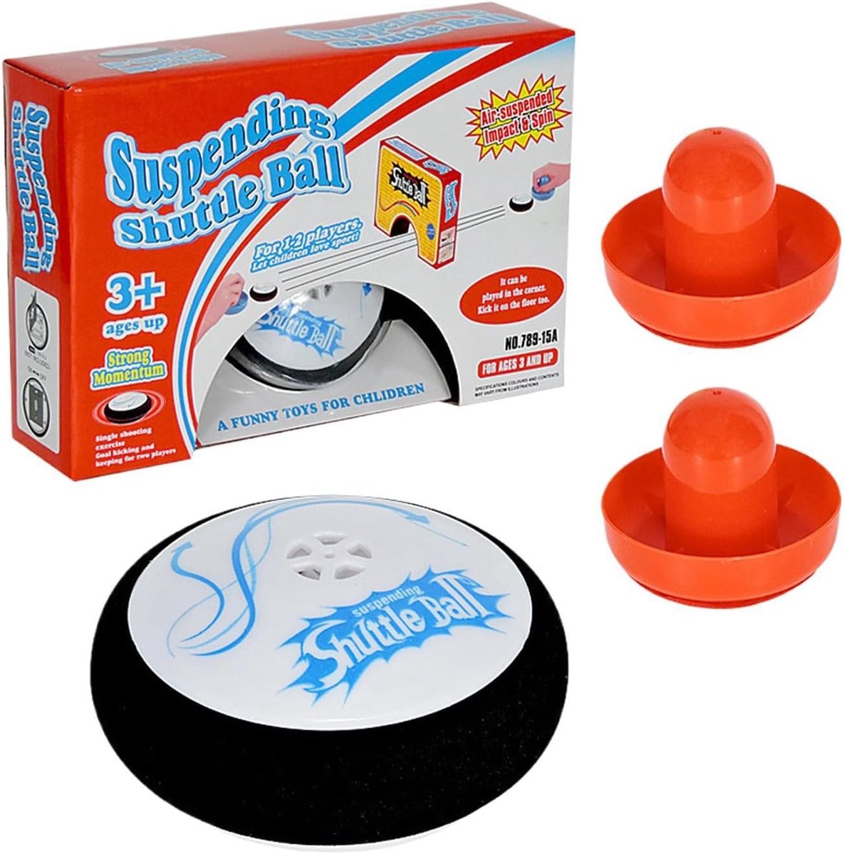 Elektrisch Tafelhockey - Drijvend Puckspel - Interactief Spelen - Luchtkussen Technologie - 24 x 16 cm - Uniek