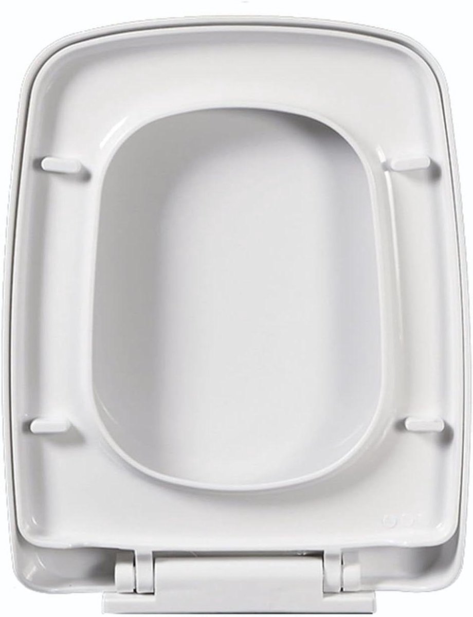 Toiletbril - Toiletdeksel - Badkamer Comfort - Langzame Sluiting - 43-47 cm - Wit