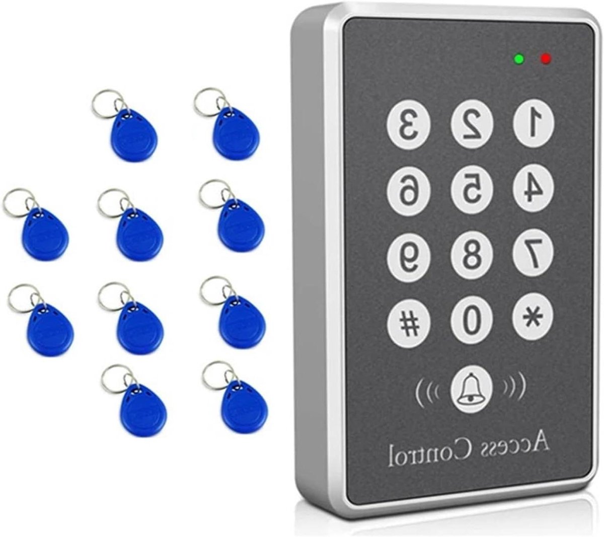 Toegangscontrole Toetsenbord - RFID Deurslot - Veilige Toegang - Hoge Beveiliging - 11.5 cm - Zilver