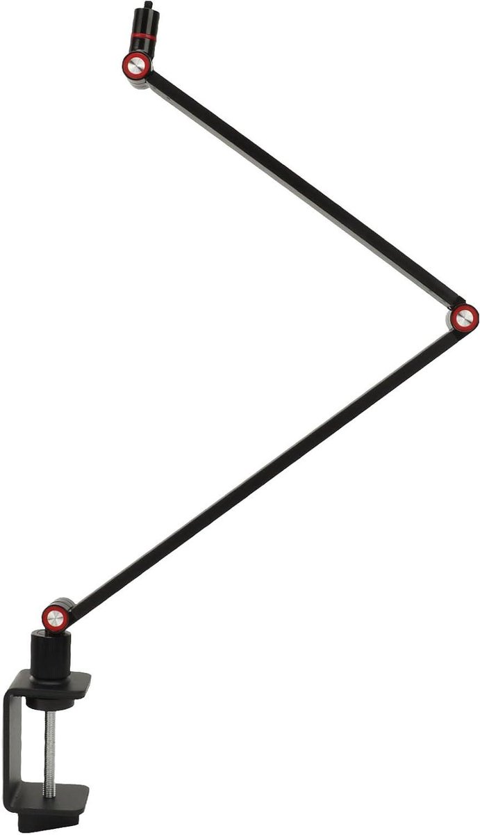 Draaibare Projectorstandaard - Bureauhouder - Thuisbioscoop Setup - Verstelbare Arm - Max 8cm Klem - Zwart