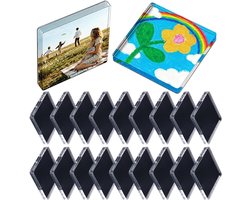 Acryl Magneten - DIY Magneetjes - Decoreren Knutselen - Zelfklevende Achterkant - 20 Stuks 5x5 Cm - Transparant