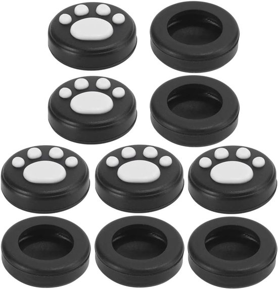 Siliconen Thumb Grip Stick Rocker Caps voor Joystick - 10 Stuks met Schattige Kattenklauw Design — afbeelding 5