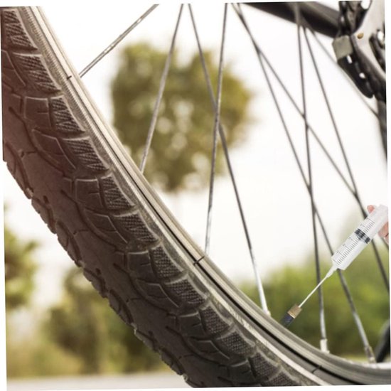 Tubeless Sealant Injector - Fietsband Reparatie Kit - Tubeless Banden Vullen - Directe Injectie Zonder Verstopping - 60mL - Blauw — afbeelding 3
