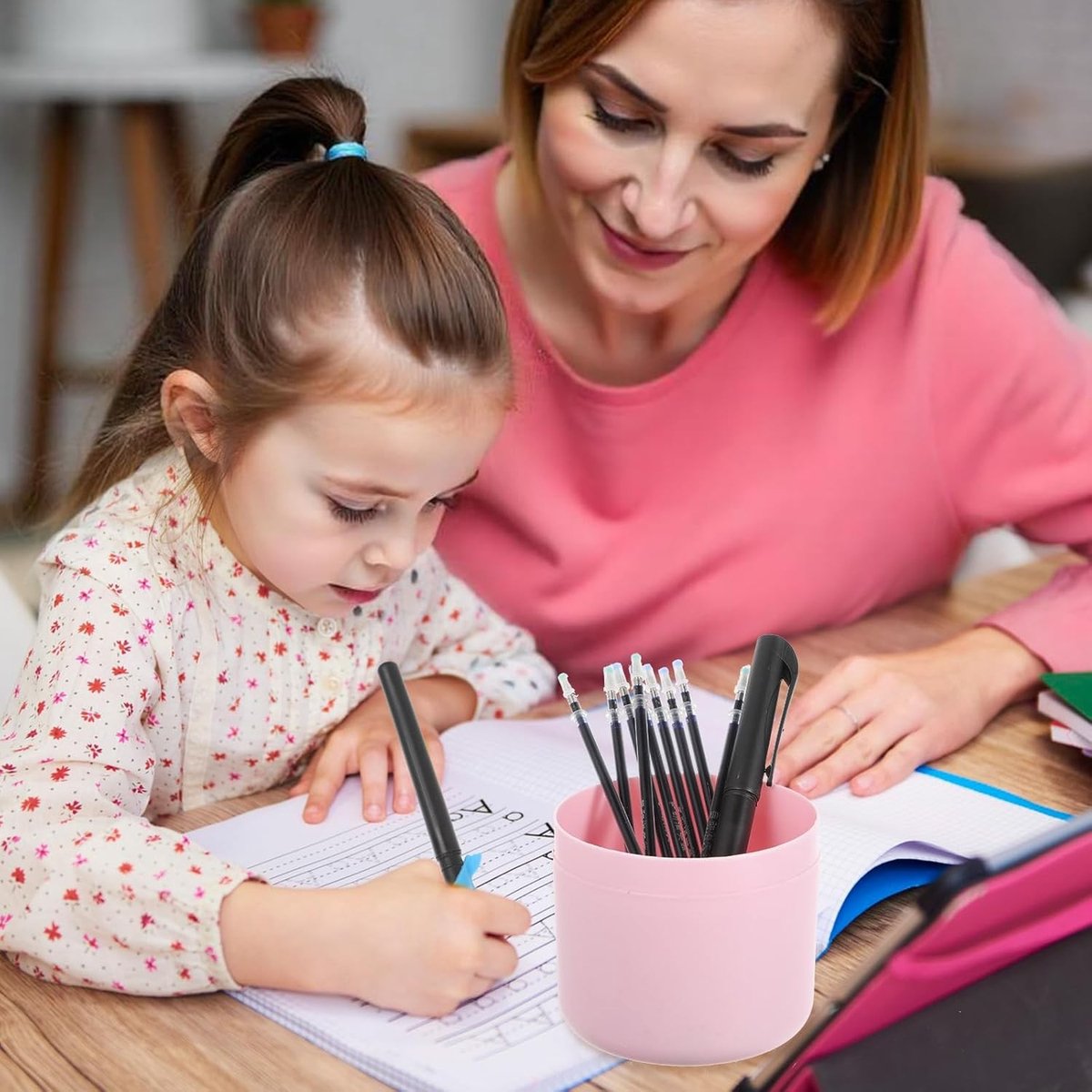 Set van 2 Magische Pennen met 10 Navullingen, Herbruikbare Inktpen voor Kinderen, Ideaal voor Schrijfoefeningen en Creatieve Notitieboeken — cadeau in Spellen & Speelgoed - foto 4