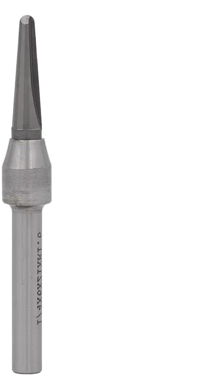 Houtfrees - Houtsnijgereedschap - Houtbewerking - Geoptimaliseerde spaanaftvoer - 1/4 en 1/2 inch - Grijs