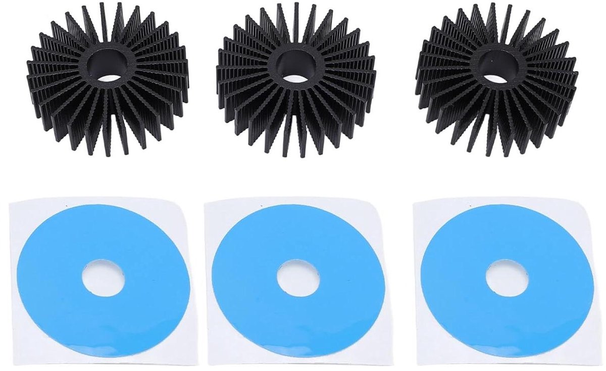Stappenmotor Koellichaam - Motorkoeler 3D Printer - 3D Printen Stabiliseren - Aluminium Warmteafvoer - 36 mm Rond - Aluminium