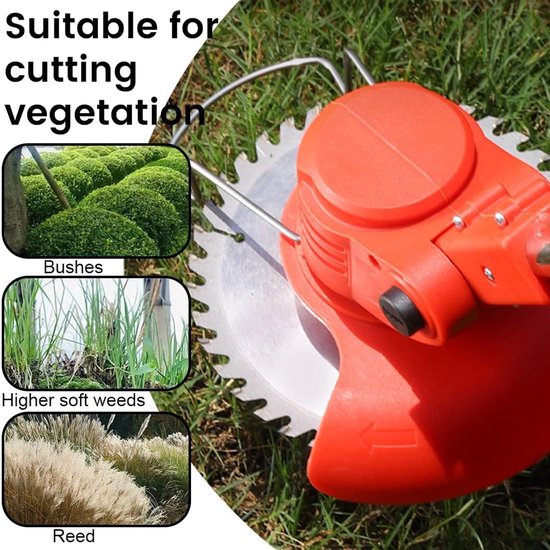 SnelShoppen - Messen voor Bosmaaier 15 cm - 2 Stuks Metalen Messen - Accessoires voor Grasmaaiers en Grastrimmers - Universele Bosmaaier Schijven - Tu — afbeelding 2
