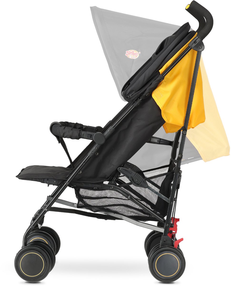 Jinbei Paraplu Buggy - Verstelbare Buggy - Tot 15 kg - Grijs/Geel — cadeau in Cadeau-ideeën - foto 8