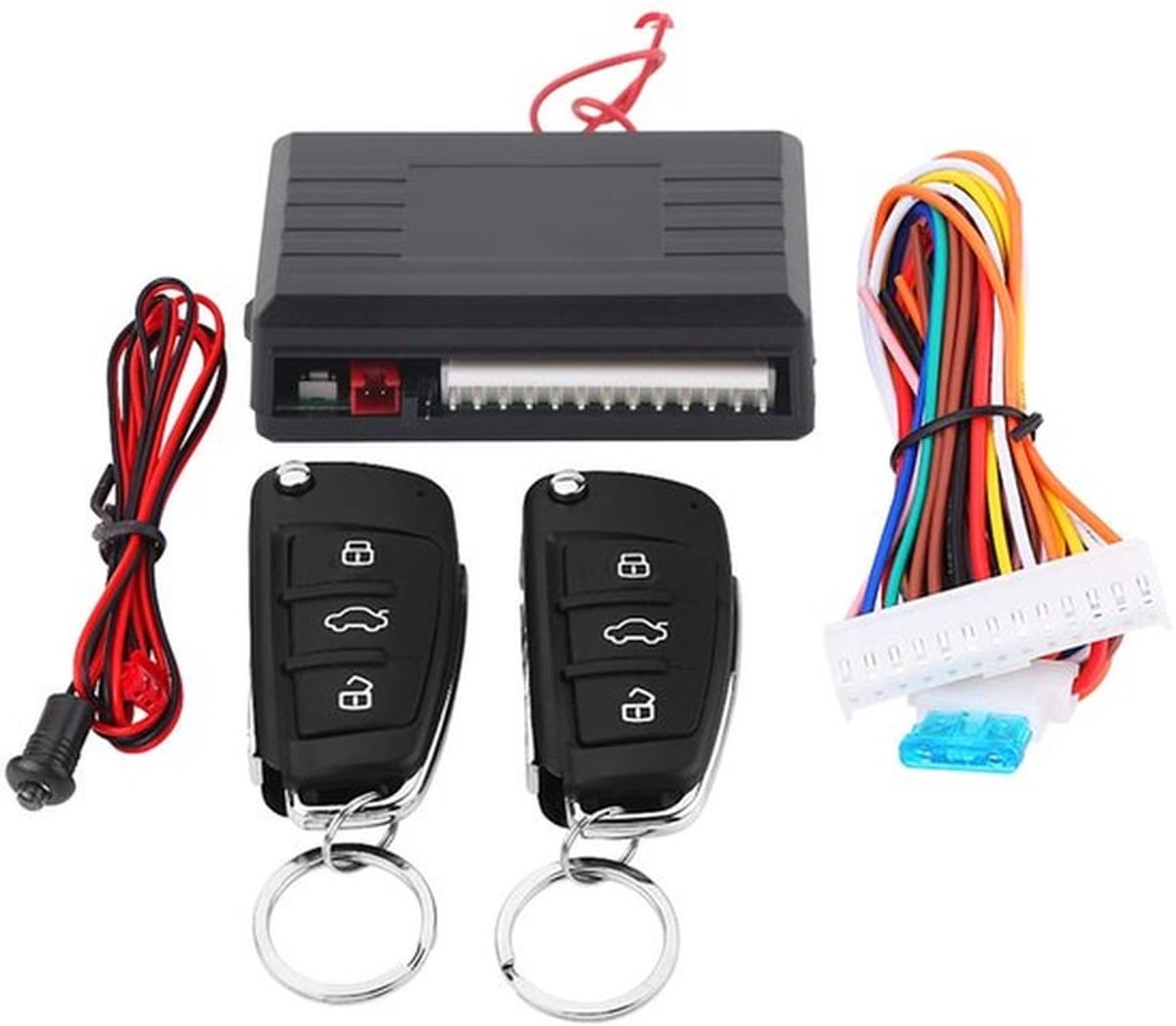 Car Central Lock Universele afstandsbediening Centrale bediening Keyless entry systeem met kofferbakontgrendeling Afstandsbedieningsset, auto alarmsysteem
