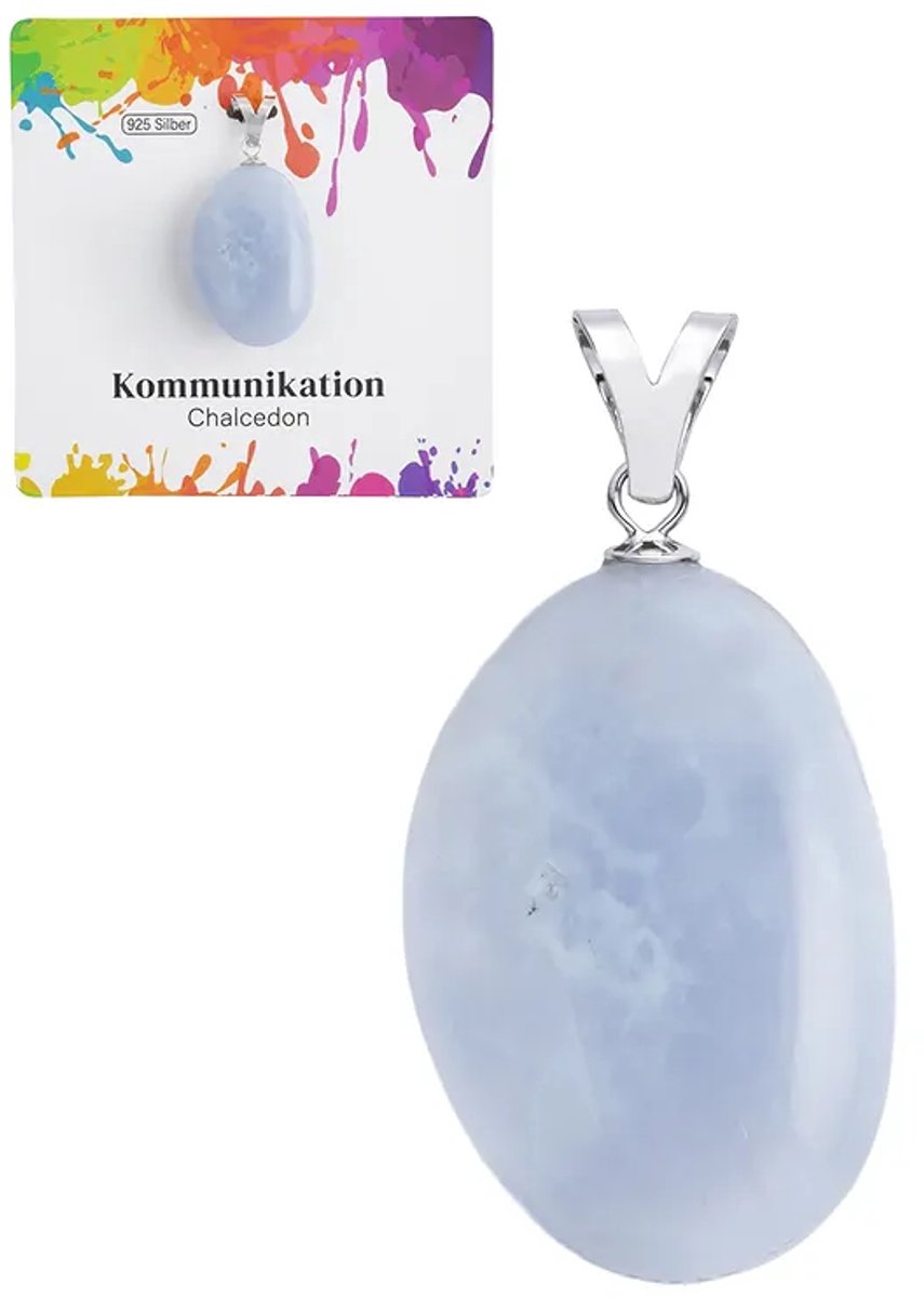 Hanger Chalcedoon hanger Groot