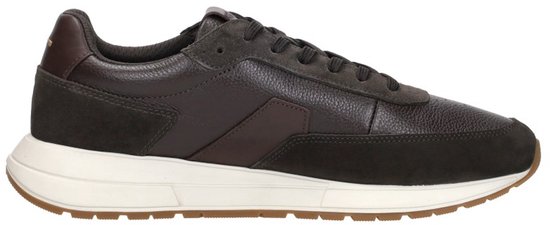BOSS Vinston Runn Donkerbruine Sneakers