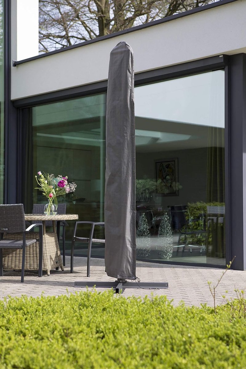 SnelShoppen - Premium Parasol Bescherming - Parasolhoes 250x64cm - Waterdicht, UV-Bestendig, Eco-vriendelijk PP Textiel - Voor Tuin, Balkon, Camping
