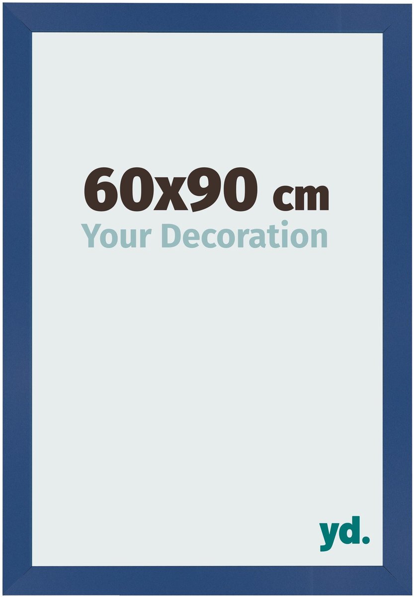 Your Decoration - Fotolijst 60x90 cm - MDF - Donkerblauw - Bologna