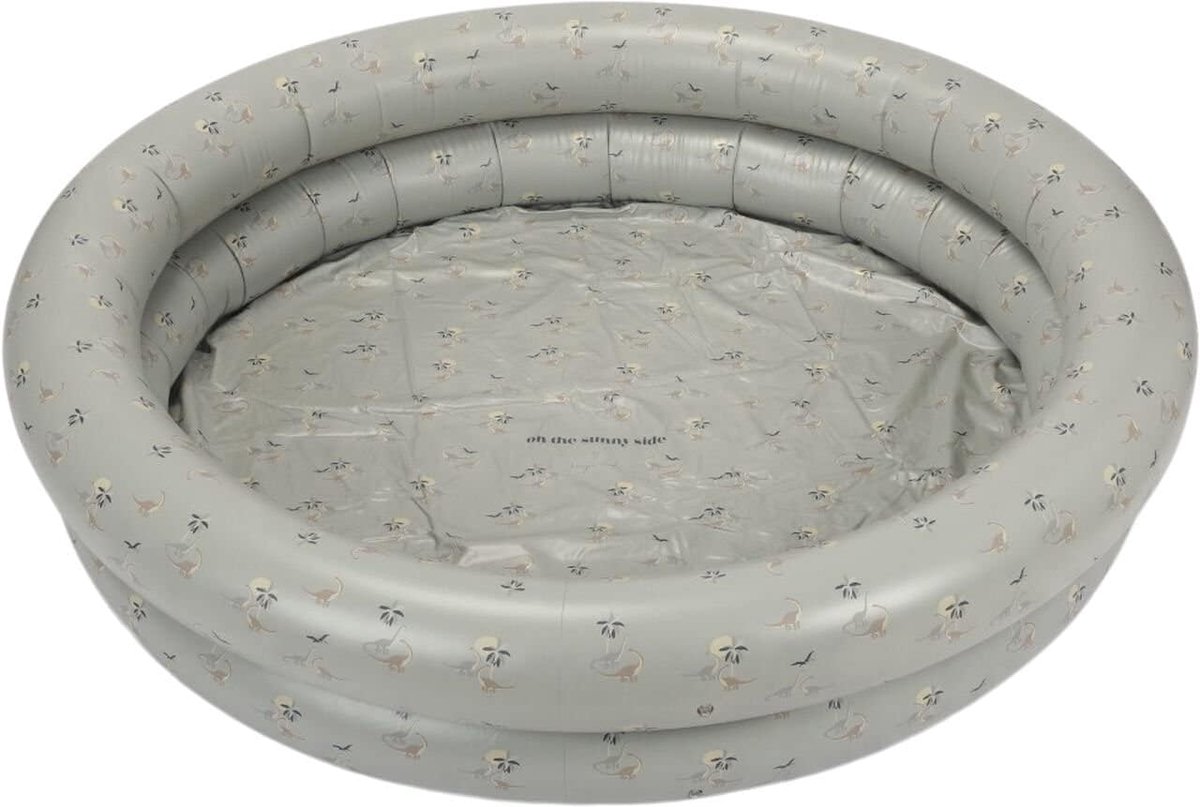 SnelShoppen - Basic Pool 2 Ring Large - Kubi Green - Opblaasbare Zwembad voor Kinderen - Duurzaam en Hoogwaardige Kwaliteit - Perfect voor Feest en Tu
