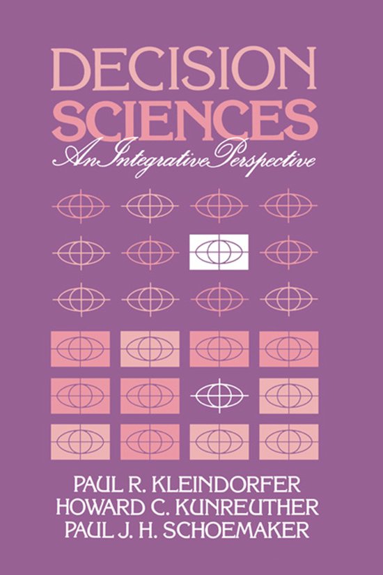 Decision Sciences - cover