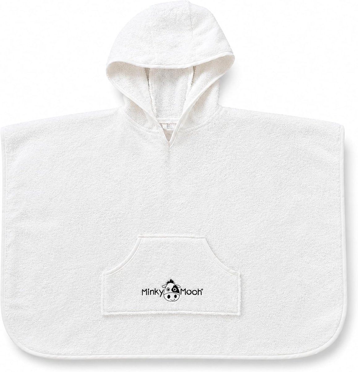SnelShoppen - Kinderbadhanddoek, Poncho, Cape met Kap, 100% Biologisch Katoen, Fluffy en Zacht, Voor Bad, Strand en Douche, Geschikt voor Jongens en M