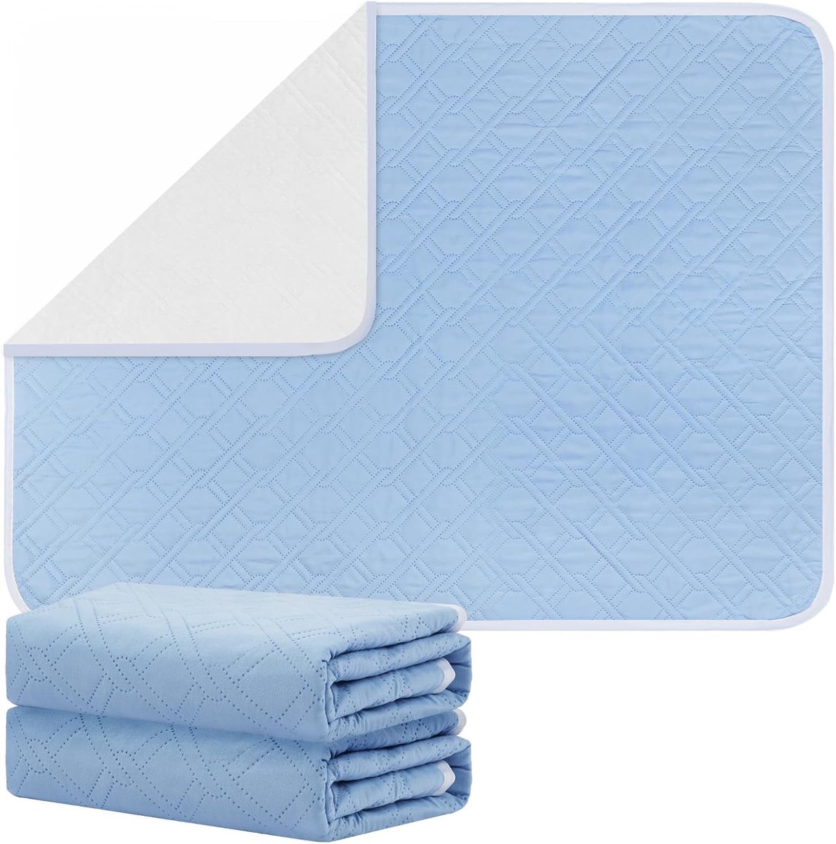 SnelShoppen - Incontinentie Mat 70 x 90 cm, Waterdichte Bed Mat, Absorberende Medische Pads, Wasbaar, Ademend voor Zwakke Blaas, Baby's, Senioren, Pup
