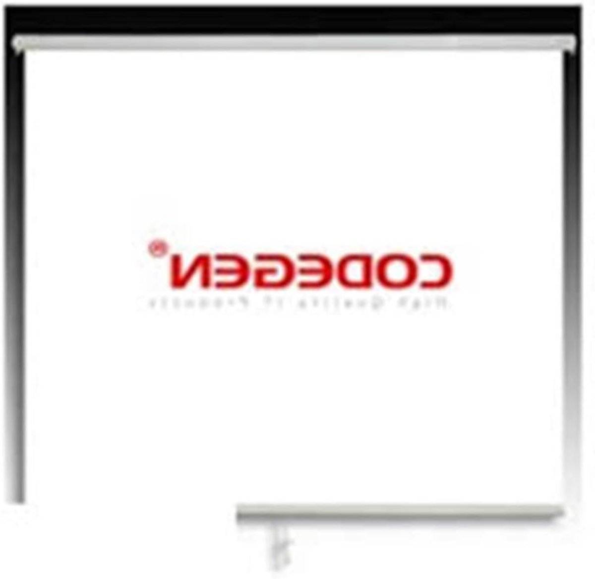 Projectiescherm - Beamer scherm - Filmavond thuis - Handmatige bediening - 2 meter - Zwart wit