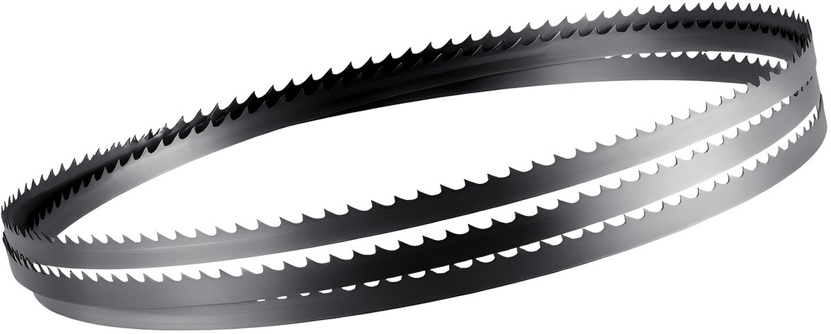 Bandzaagblad 1511x6,5x0,35 mm, 6 Tpi, met Geharde Tanden (15 HRC), Sk5 Koolstofstaal, 6,35 mm Breed, Geschikt als Vervanging voor Houtbewerkingsbandzagen, 1 set