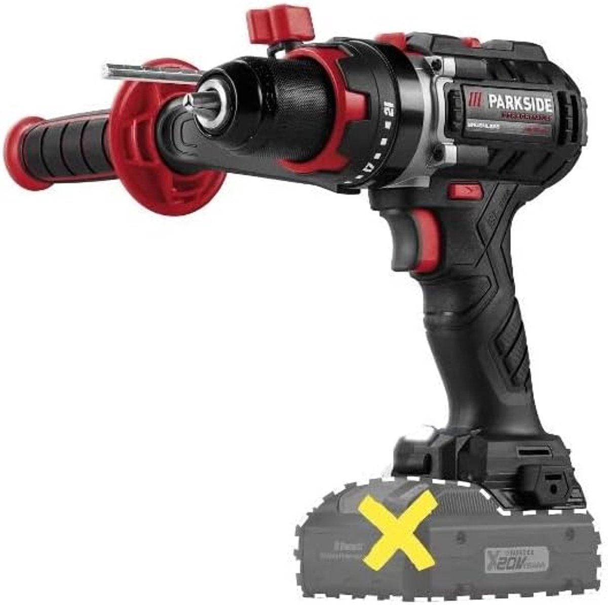 SnelShoppen - Draadloze Slagboormachine 20V - Accu Slagboorschroevendraaier met Oplader - Voor Hout, Metaal en Metselwerk - Inclusief 20V Accu - Compa