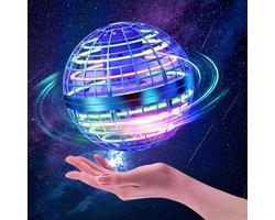 SnelShoppen - Hoverball, Mini Drone met RGB Licht, Flying Orb, Magic Spinner, Speelgoed voor Kinderen, Indoor en Outdoor, Perfecte Cadeau voor Jongens