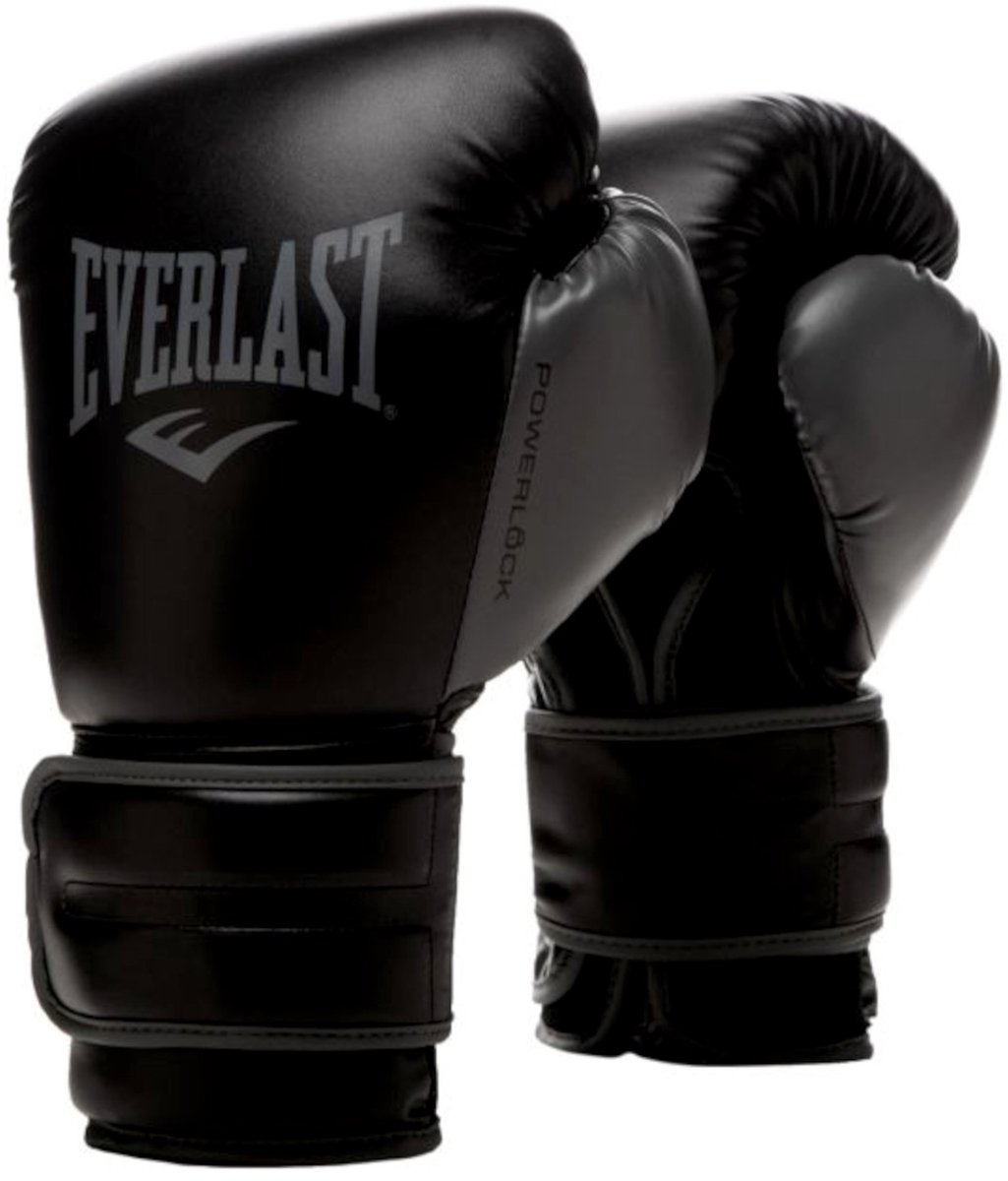 Everlast Powerlock 2r Training Glove, Black/gold 14-OZ