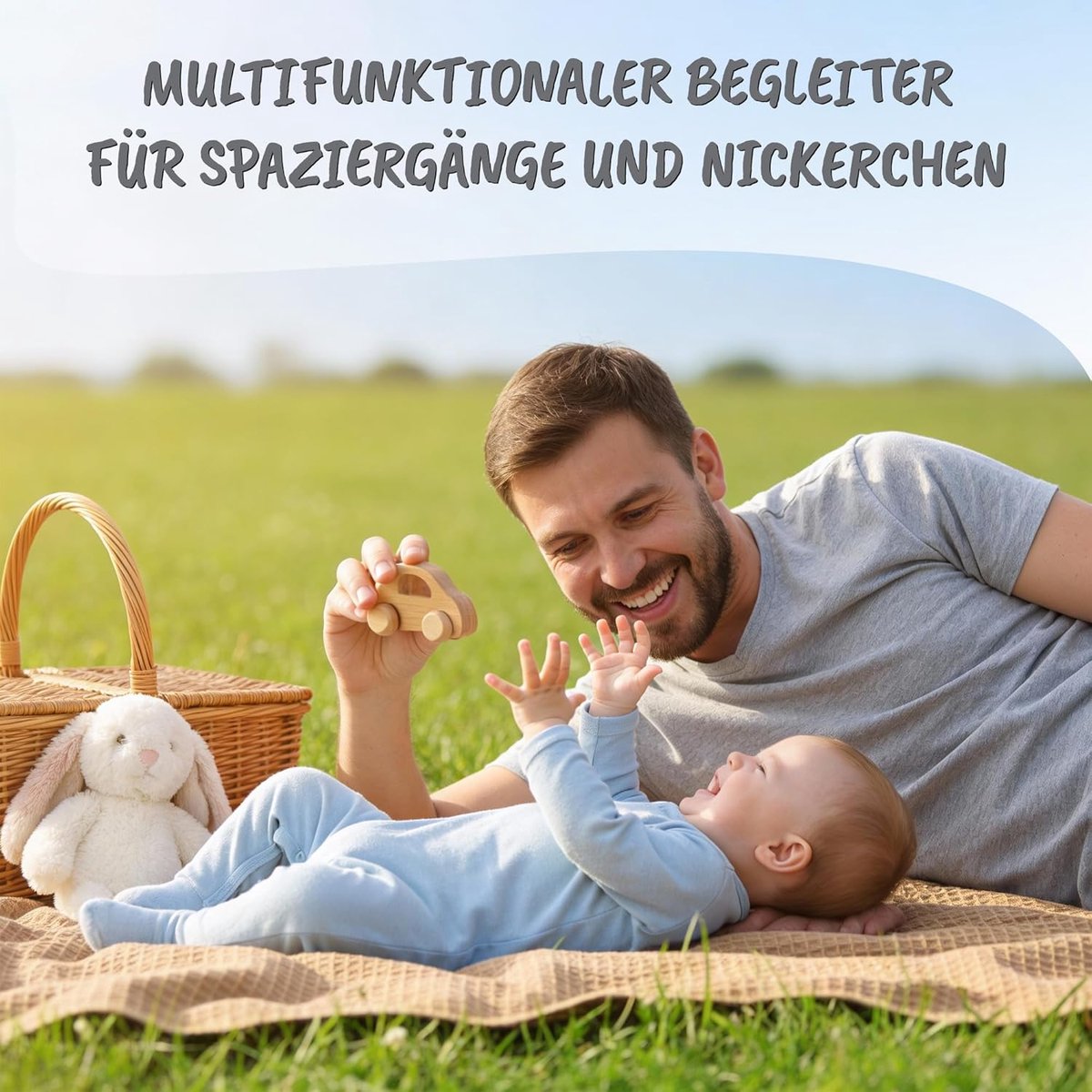 SnelShoppen - Waffle Babydeken 100x150 cm - Ademend Katoen Wafelstructuur - Zacht Voor Baby's - Oeko-Tex Gecertificeerd - Ideaal Voor Crib, Wieg, en K