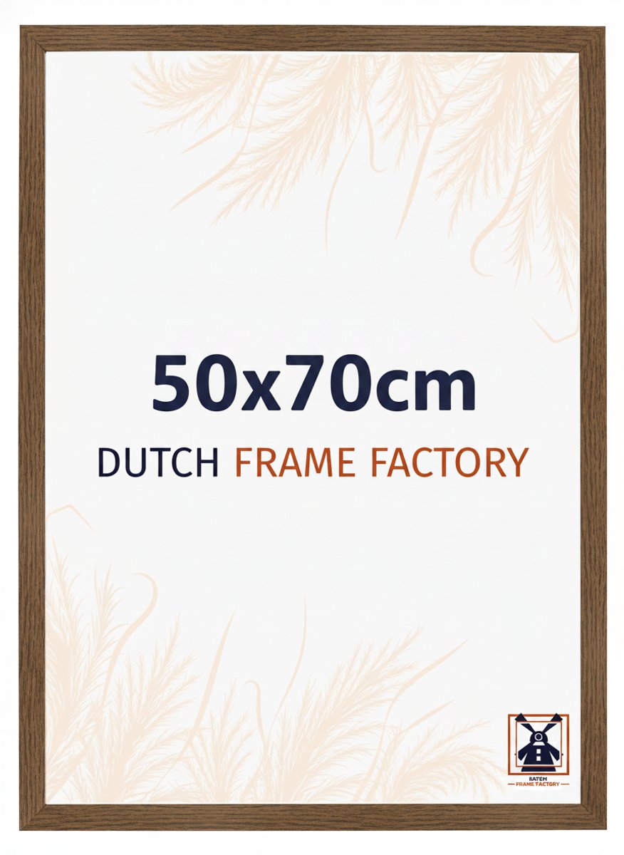 Fotolijst 50x70 cm - MDF - Eiken Rustiek - Benno