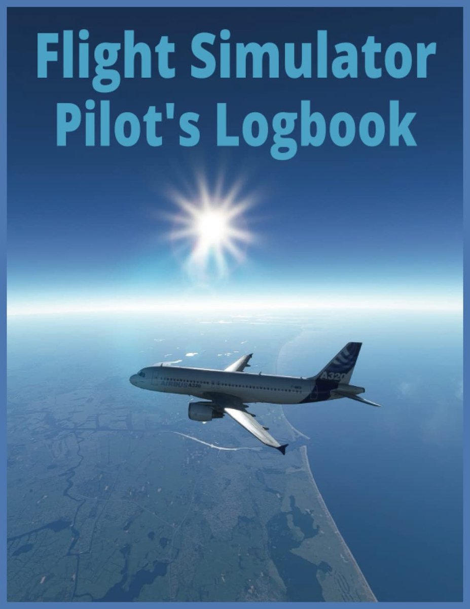 SnelShoppen - Flight Simulator Piloten Logboek voor VFR en IFR Vluchten - Perfect voor Vliegtuig Enthousiastelingen en Piloten - 120 Pagina's voor Ged