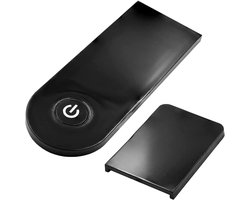 SnelShoppen - OcioDual Screen Cover voor Elektrische Scooter, Zwart - Waterdichte Silicone Bescherming, Duurzaam en Temperatuurbestendig, Geschikt voo