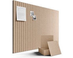 3stuks - Decoratief viltbord - Groot prikbord - prikbord - decoratief vilten prikbord - opvouwbaar fotodisplaybord - pvouwbaar displaybord met plakband voor school, thuis, keuken, kantoorwanden - Donker camel - 30x30cm