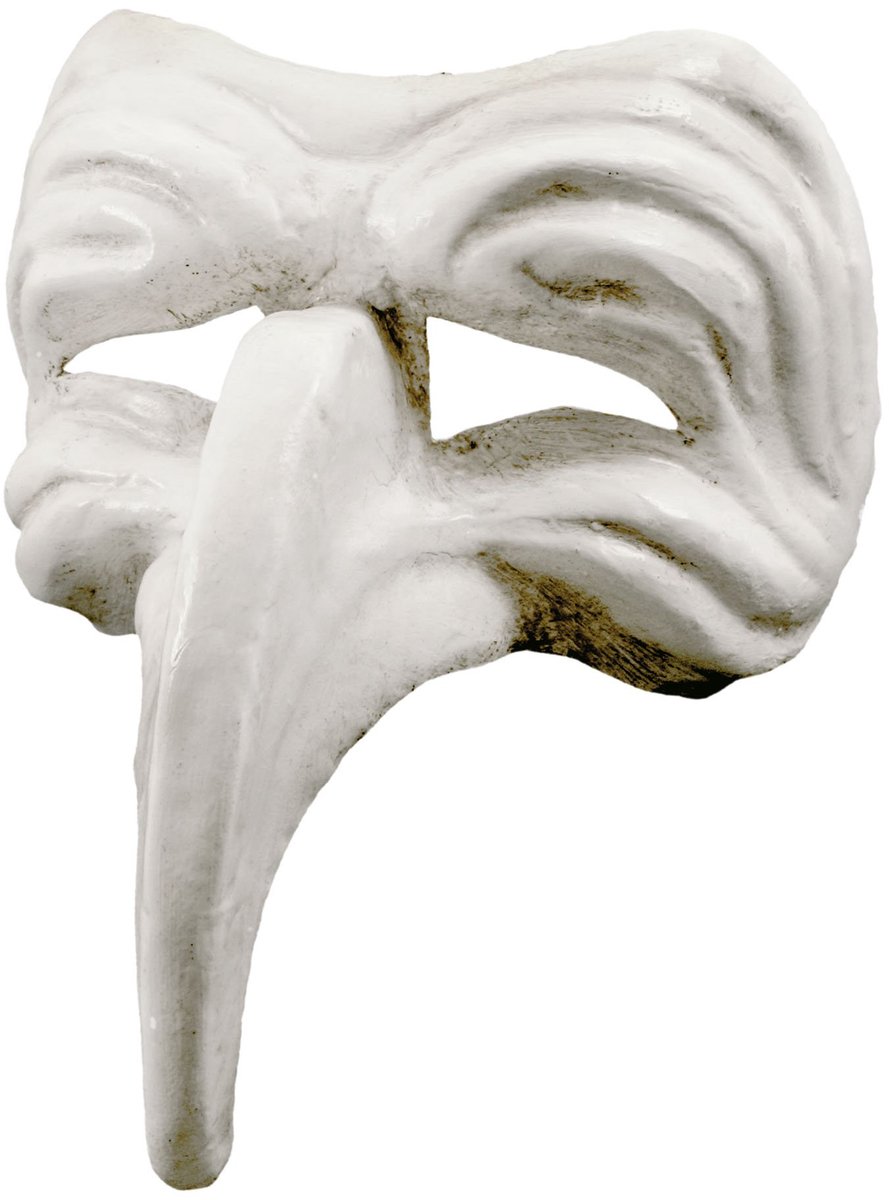 Turchetto Wit - Venetiaans Masker