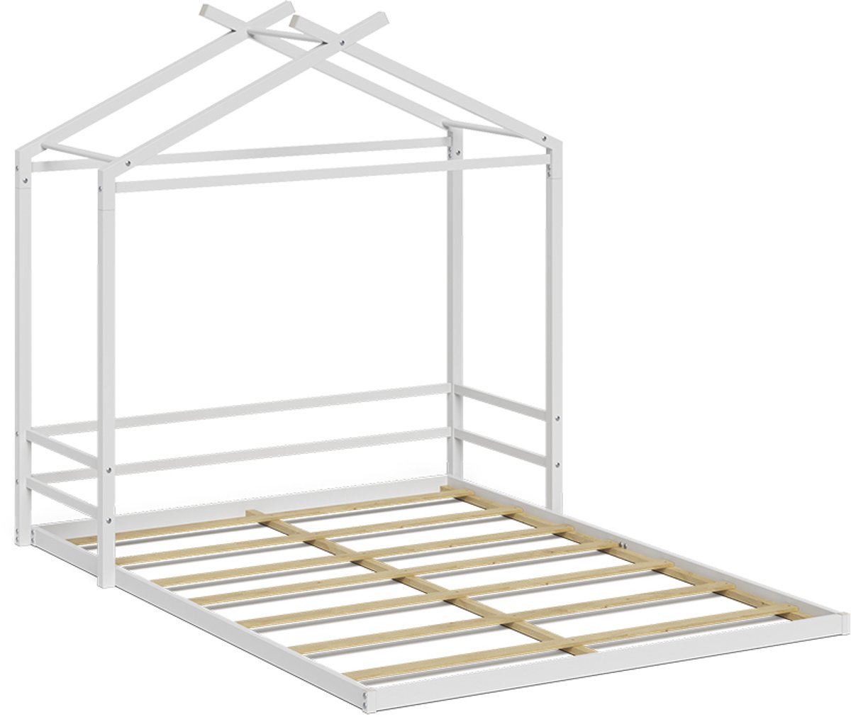 Vitalispa vloerbed Roofy, Wit, 140x200