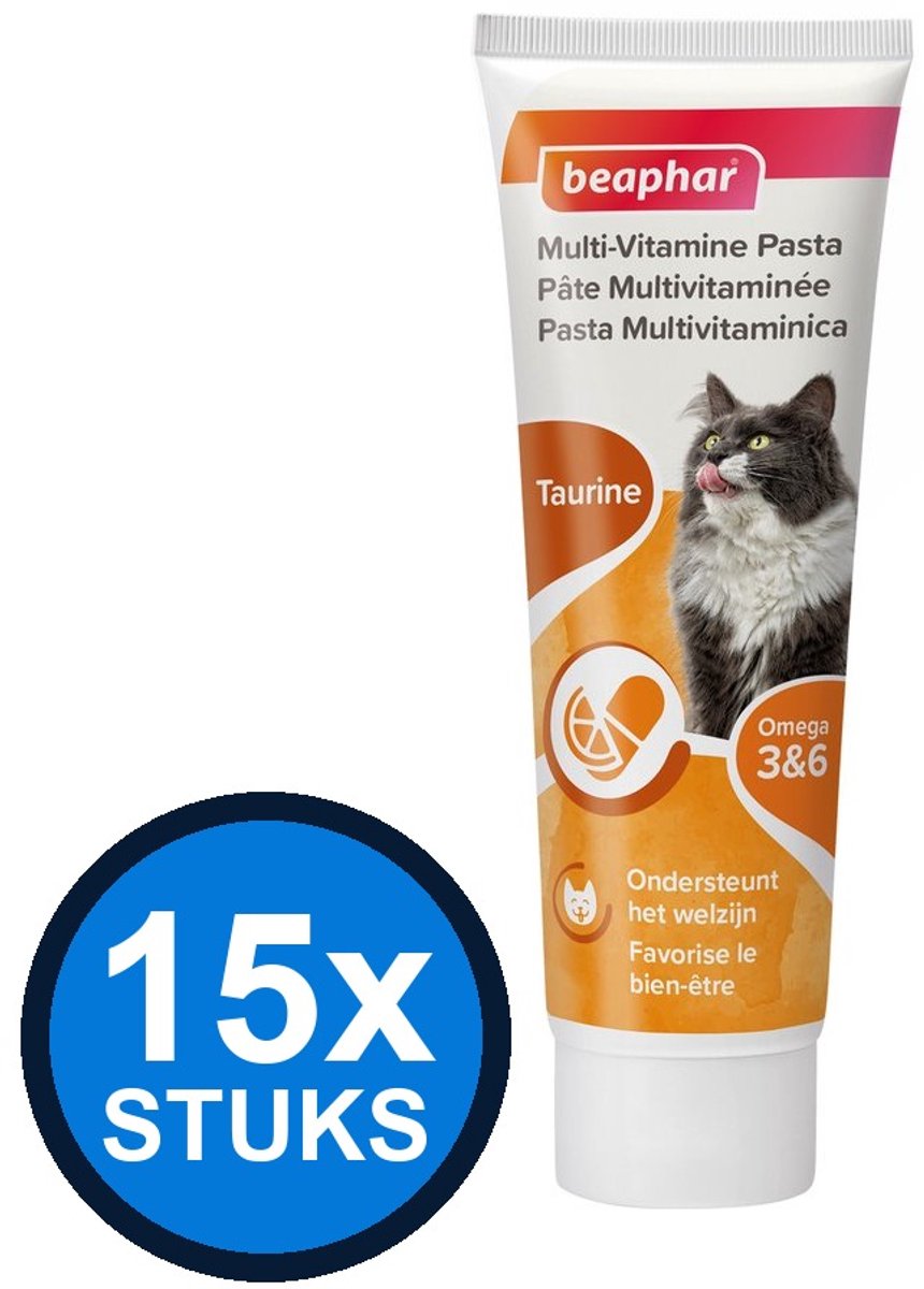15x Beaphar - multi-vitamine pasta 100gr - Hondenverzorging