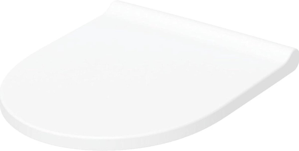 WC-zitting - Toiletdeksel - Hygiënisch Werken - Soft Close - D-vorm - Wit