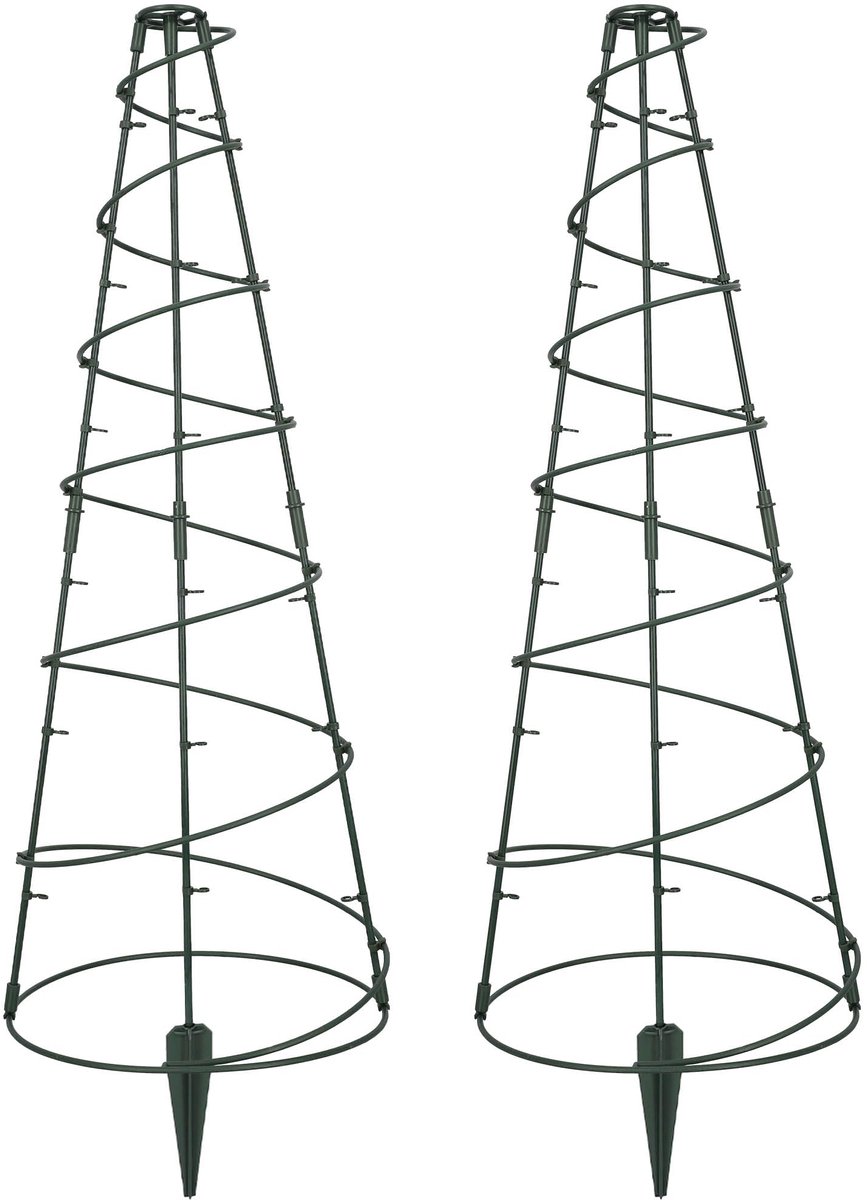 KOTARBAU 2 Stuks Plantensteun, Trellis voor Klimplanten, Plant Trellis Ø 35cm