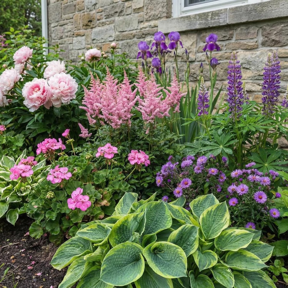 SnelShoppen - Vaste Planten Tuin Multi-Kleuren Collectie (10 wortels/bollen) Winterhard & Bloeiende Planten Mix voor Perken, Tuin, Hosta, Pioenroos, I