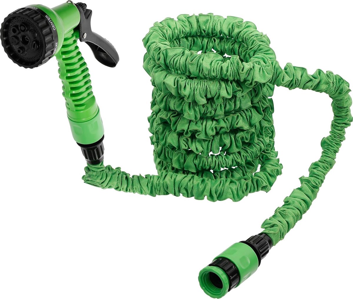 SnelShoppen - Tuinslang Textiel Flexibel 3-10 m - Ideaal voor Tuin, Camping en Besproeien - Lichtgewicht en Duurzaam