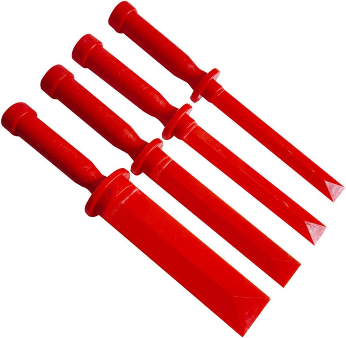 SnelShoppen - Helweet Composite Scraper Set Nylon Chisel Set Plastic Spatula Set - 4-delige set voor Zelfklevende Plakputty - Duurzaam Nylon - Ideaal